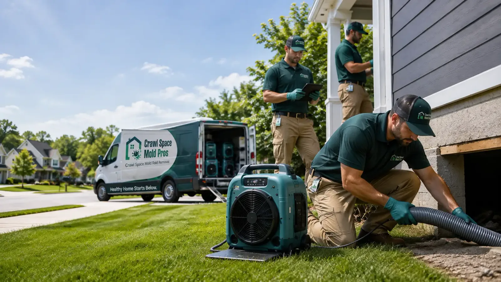 Crawl Space Mold Removal in Leonard, TX